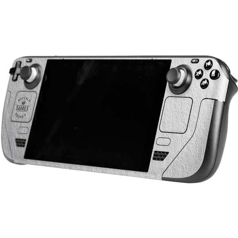 NHL Buffalo Sabres Black Text Steam Deck Handheld Gaming Computer Skin